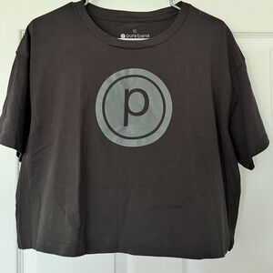 Pure Barre Circle P Cropped T-shirt